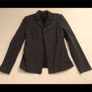 Worn Once! Express Blazer Women Gray Stretch 5/6